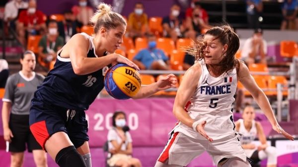 Женская сборная России по баскетболу 3×3 уступила Франции на ОИ